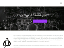 Tablet Screenshot of manabouttownent.com